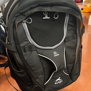 Kurgo Black and Gray Pet Carrier Backpack